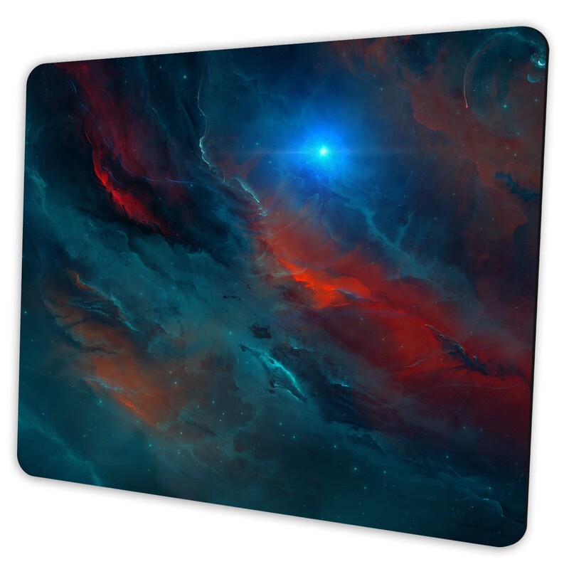 Înaltă calitate Vintage Galaxy Printing Gaming Mousepad Gamer Mouse Mat Covoraș pentru tastatură Tampoane de birou Tapete mouse 22x18cm pentru computer