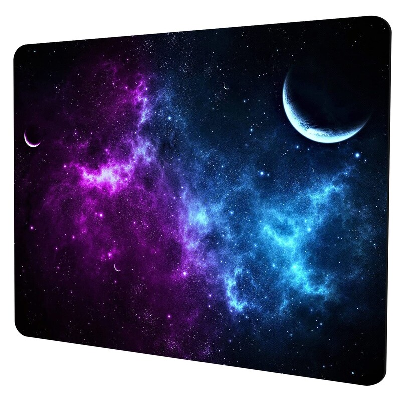Înaltă calitate Vintage Galaxy Printing Gaming Mousepad Gamer Mouse Mat Covoraș pentru tastatură Tampoane de birou Tapete mouse 22x18cm pentru computer