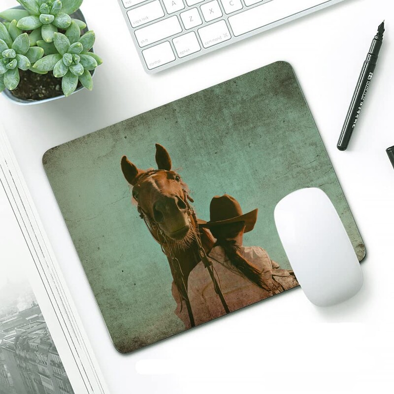 Se vând la cald Animale drăguțe și amuzante Imprimare Tampoane de mouse pătrate Tampă de mouse confortabilă pentru jocuri Covoraș de mouse Covoraș de tastatură Tampoane de birou 22x18cn