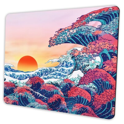 Kiváló minőségű gyönyörű táj nyomtatás játék egérpad Gamer egéralátét billentyűzet szőnyeg asztali egérpad 22x18 cm számítógéphez