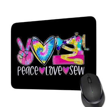 Hot-Selling Peace Love Inspired Gift Cartoon Lover Gift Άνετο gaming Mousepad Πατάκι πληκτρολογίου Πατάκια γραφείου 22x18cm