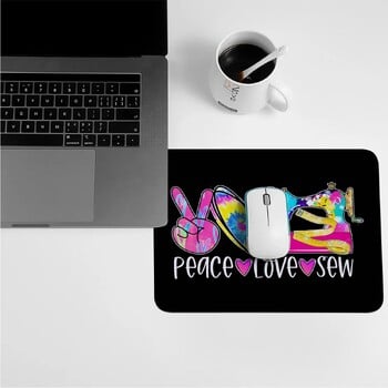 Hot-Selling Peace Love Inspired Gift Cartoon Lover Gift Άνετο gaming Mousepad Πατάκι πληκτρολογίου Πατάκια γραφείου 22x18cm