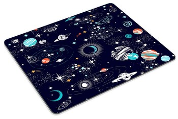 Hot-Selling Colorful Space Εκτύπωση Τετράγωνα Mouse Pads Άνετα gaming Mousepad Mouse Mats Πληκτρολόγιο Πατάκια επιφάνειας εργασίας 22x18cm