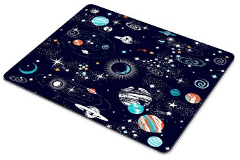 Hot-Selling Colorful Space Εκτύπωση Τετράγωνα Mouse Pads Άνετα gaming Mousepad Mouse Mats Πληκτρολόγιο Πατάκια επιφάνειας εργασίας 22x18cm