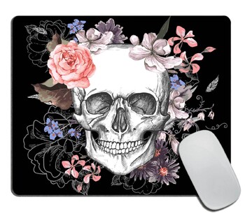 Υψηλής ποιότητας Funny Skull Printing Gaming Mousepad Gamer Mouse Mat Πληκτρολόγιο Πατάκια Desk Pad Mousepads 22x18cm για υπολογιστή