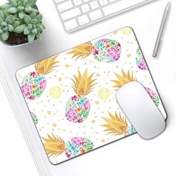 Colorful Art Fruit Printing Gaming Mousepad Gamer Mouse Mat Πατάκια πληκτρολογίου Desk Pad Mousepads 22x18cm για υπολογιστή