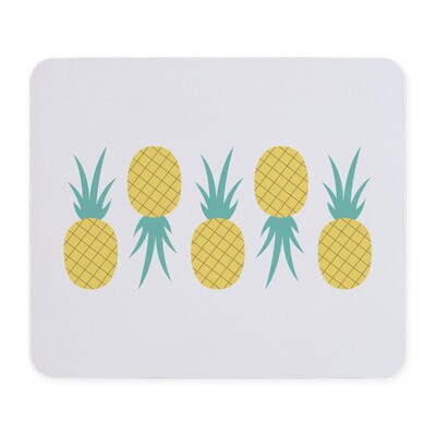 Vintage akvarell ananásznyomtatás Gaming egérpad Gamer Mouse Mat Keyboard Mats Asztali pad Egérpadok 22x18cm számítógéphez