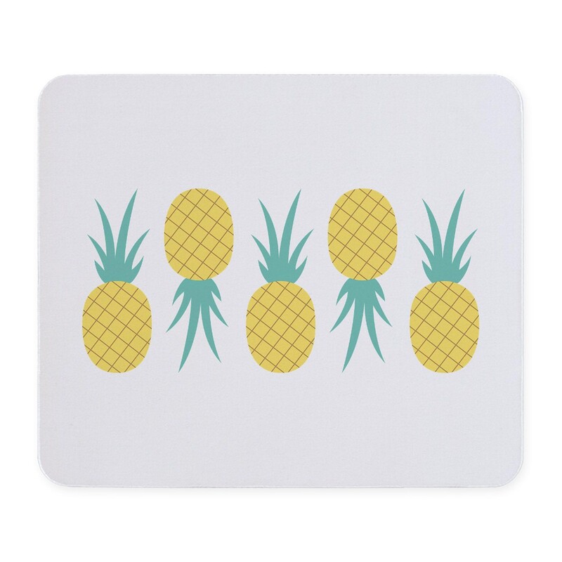 Mousepad pentru jocuri cu imprimare acuarelă ananas vintage Covoraș pentru mouse pentru gamer Covoraș pentru tastatură Tampoane pentru birou 22x18cm pentru computer