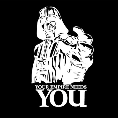 Star Wars bakelit falmatricák lakberendezési falfestmény matrica a birodalmának szüksége van rád Star Wars vinyl matrica fiús szobadekoráció