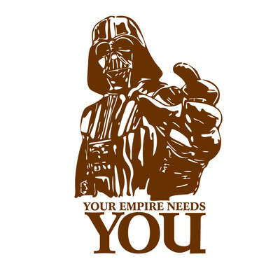 Star Wars bakelit falmatricák lakberendezési falfestmény matrica a birodalmának szüksége van rád Star Wars vinyl matrica fiús szobadekoráció