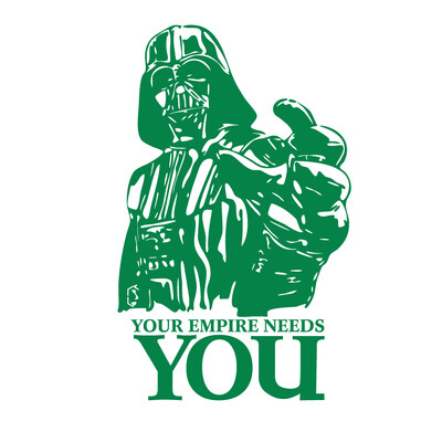 Star Wars bakelit falmatricák lakberendezési falfestmény matrica a birodalmának szüksége van rád Star Wars vinyl matrica fiús szobadekoráció