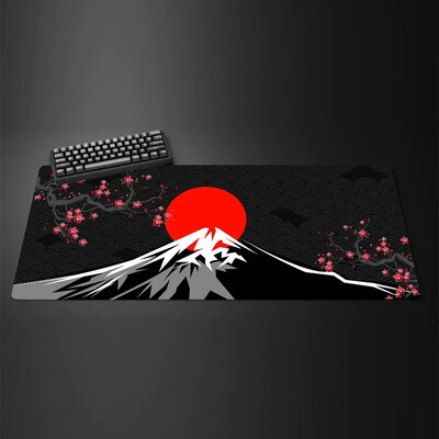 Fehér fekete egérpad XXL Gaming Computer Mausepad Big Art Deskmat Játszószőnyeg Laptop Irodai Kiegészítők Szőnyeg csúszásmentes szőnyeg 800x400