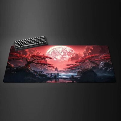 Fehér fekete egérpad XXL Gaming Computer Mausepad Big Art Deskmat Játszószőnyeg Laptop Irodai Kiegészítők Szőnyeg csúszásmentes szőnyeg 800x400