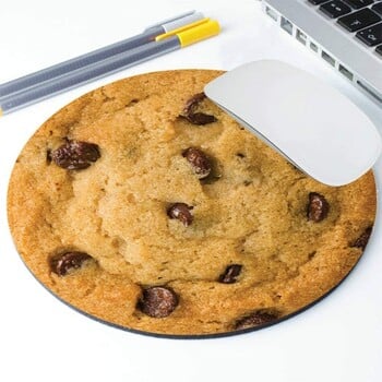 Mouse Pad Giant Chocolate Chip Mouse Pad Προσαρμοσμένο στρογγυλό αντιολισθητικό ελαστικό mousepad 7,9 ιντσών