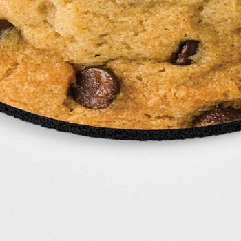 Mouse Pad Giant Chocolate Chip Mouse Pad Προσαρμοσμένο στρογγυλό αντιολισθητικό ελαστικό mousepad 7,9 ιντσών