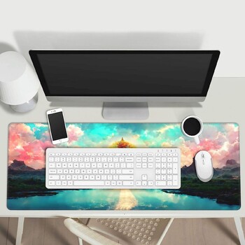 Art Color Tree of Life Extended Professional Gaming Mouse Pad 31,5x11,8 ιντσών Αντιολισθητικό ποντίκι υπολογιστή Αδιάβροχο επιτραπέζιο χαλάκι