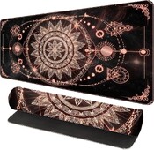 Geometry Pattern egérpad játék nagy Cool Fantasy Mandala textúra egéralátét XXL Hosszabbítható asztali szőnyeg irodai munkához 30x80 cm