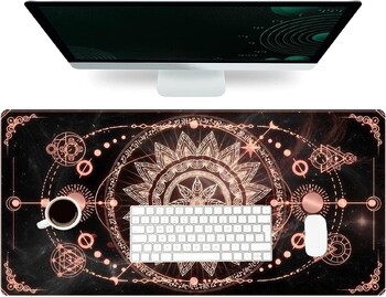 Γεωμετρία Μοτίβο Mouse Pad Gaming Large Cool Fantasy Mandala Texture Mouse Mat XXL Lengthen Επιτραπέζιο χαλάκι για εργασία γραφείου 30x80 cm