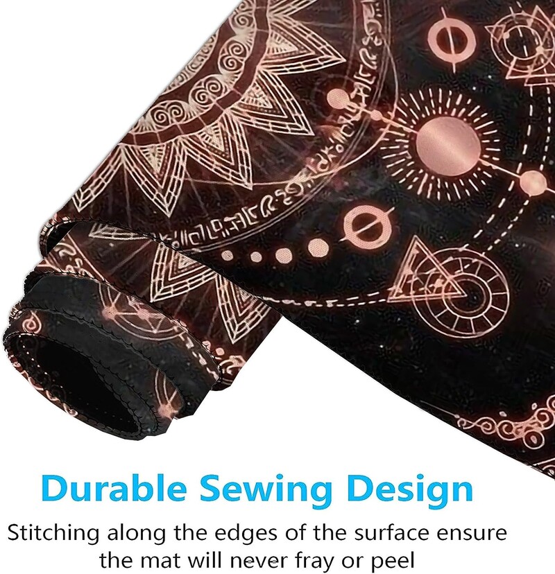 Geometrie Pattern Mouse Pad Gaming Mare Cool Fantasy Mandala Textura Mouse Mat XXL Covoraș de masă pentru birou 30x80 cm