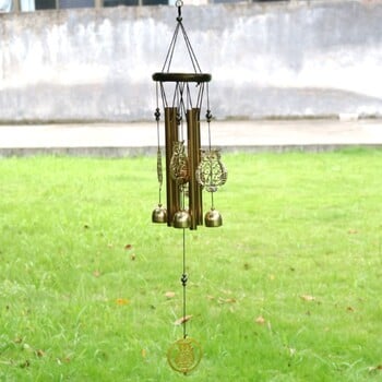 DIY Wind Chimes Υπαίθρια κουκουβάγια Κολίμπρι Κρεμαστό Στολίδι σπιτιού Χάλκινες καμπάνες Διακόσμηση αυλής κήπου