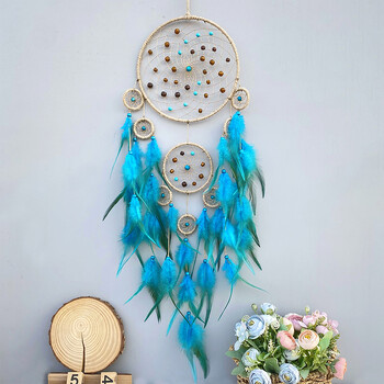 Dream Catcher Χειροποίητα φτερά Wind Chimes Διακόσμηση Τοίχου Δωμάτιο Κοριτσιών Κρεμαστά Στολίδια Δώρα γιορτής Αξεσουάρ σπιτιού