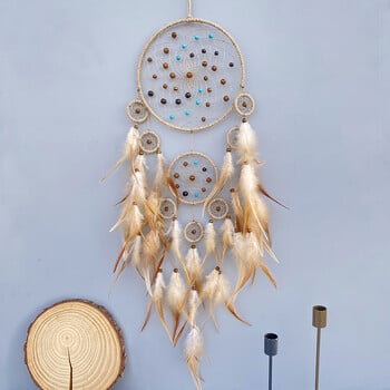 Dream Catcher Χειροποίητα φτερά Wind Chimes Διακόσμηση Τοίχου Δωμάτιο Κοριτσιών Κρεμαστά Στολίδια Δώρα γιορτής Αξεσουάρ σπιτιού