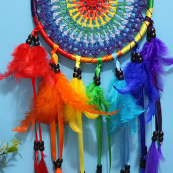 Creative Dream Catcher Wind Chime Χειροποίητα φτερά κρεβατοκάμαρα κρεμαστά στολίδια Χριστουγεννιάτικα δώρα γενεθλίων Χειροτεχνίες διακόσμησης σπιτιού