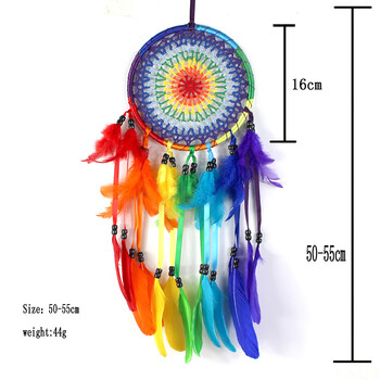 Creative Dream Catcher Wind Chime Χειροποίητα φτερά κρεβατοκάμαρα κρεμαστά στολίδια Χριστουγεννιάτικα δώρα γενεθλίων Χειροτεχνίες διακόσμησης σπιτιού