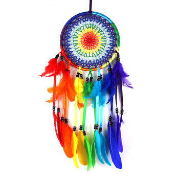 Creative Dream Catcher Wind Chime Χειροποίητα φτερά κρεβατοκάμαρα κρεμαστά στολίδια Χριστουγεννιάτικα δώρα γενεθλίων Χειροτεχνίες διακόσμησης σπιτιού