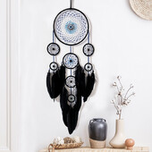 Nordic Dream Catcher szélcsengő Nappali Hálószoba Függesztett díszek Kézzel szőtt fali medál Kreatív Fesztivál Ajándékok Lakberendezés