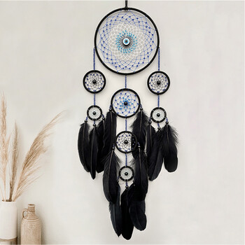 Nordic Dream Catcher Wind Chime Σαλόνι Υπνοδωμάτιο Κρεμαστά στολίδια Χειροποίητο μενταγιόν τοίχου Δημιουργικά δώρα για φεστιβάλ Διακόσμηση σπιτιού