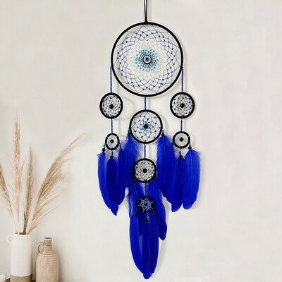 Nordic Dream Catcher szélcsengő Nappali Hálószoba Függesztett díszek Kézzel szőtt fali medál Kreatív Fesztivál Ajándékok Lakberendezés