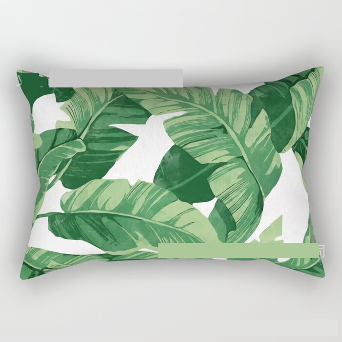 Plante și flori scandinave pernă lombară dreptunghiulară proaspătă, super moale, scurtă, din catifea, suport lombar pentru mașină, canapea, pernă pentru spătar de noapte