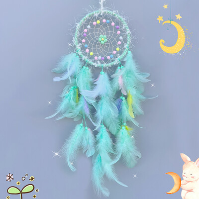 Dream Catcher Χειροποίητα Wind Chimes Κουρτίνα κρεβατοκάμαρας Διακοσμητικά Κρεμαστό τοίχου Κρεμαστό τοίχου Δώρα Φεστιβάλ γενεθλίων Χειροτεχνίες διακόσμησης σπιτιού