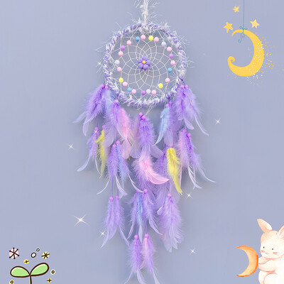 Dream Catcher Χειροποίητα Wind Chimes Κουρτίνα κρεβατοκάμαρας Διακοσμητικά Κρεμαστό τοίχου Κρεμαστό τοίχου Δώρα Φεστιβάλ γενεθλίων Χειροτεχνίες διακόσμησης σπιτιού