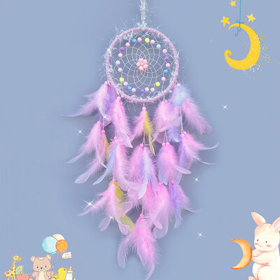 Dream Catcher Χειροποίητα Wind Chimes Κουρτίνα κρεβατοκάμαρας Διακοσμητικά Κρεμαστό τοίχου Κρεμαστό τοίχου Δώρα Φεστιβάλ γενεθλίων Χειροτεχνίες διακόσμησης σπιτιού