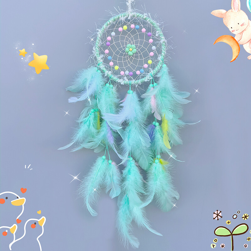 Apărător de vise Clopoței de vânt realizat manual Perdele pentru dormitor Ornamente pentru agățat de mașină Pandantiv de perete Cadouri pentru festivaluri de naștere Artizanat pentru decorarea casei