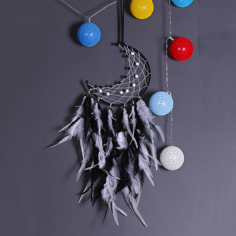 50 cm Dream Catcher Wind Chimes Mini Handmade Stil Indian Pene Dreamcatcher Pandantiv Agățat Dormitor Ornament de Decorare