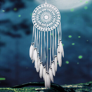 Dream Catcher Big Kids Διακόσμηση Δωματίου Κορίτσι Nordic Decoration Home Nordic Style Παιδική Διακόσμηση Wind Chimes Dreamcatcher White