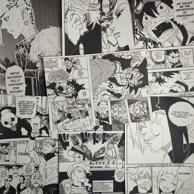 Populare anime englezești 21x30cm 20/30/40buc autocolante de perete manga anime tapet imprimat autocolante anime decorare camere pentru adolescenți