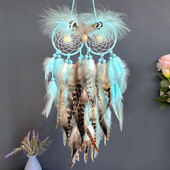 Dream Catcher Χειροποίητα φτερά Wind Chime Δημιουργικά στολίδια κρεμαστά σαλονιού Κρεμαστό τοίχου Δώρα Φεστιβάλ Διακοσμήσεις σπιτιού