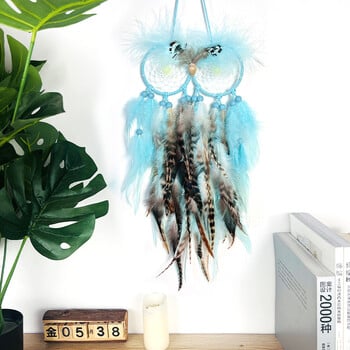 Dream Catcher Χειροποίητα φτερά Wind Chime Δημιουργικά στολίδια κρεμαστά σαλονιού Κρεμαστό τοίχου Δώρα Φεστιβάλ Διακοσμήσεις σπιτιού