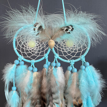 Dream Catcher Χειροποίητα φτερά Wind Chime Δημιουργικά στολίδια κρεμαστά σαλονιού Κρεμαστό τοίχου Δώρα Φεστιβάλ Διακοσμήσεις σπιτιού