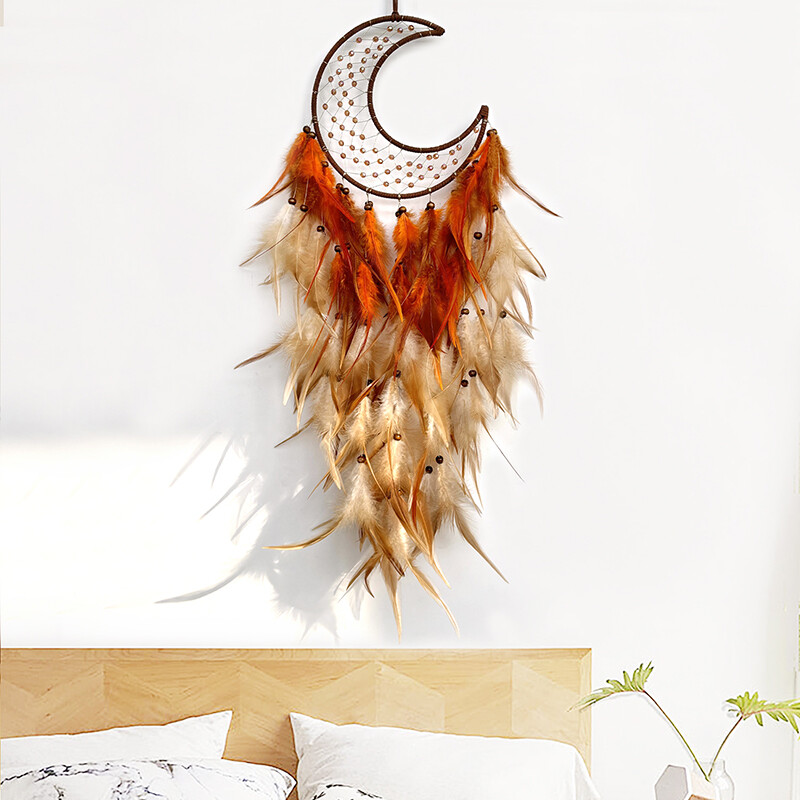 Apărător de vise, clopoței de vânt cu pene colorate, lucrate manual, sufragerie, ornamente pentru agățat pe perete, cadouri de festival, decorațiuni pentru acasă