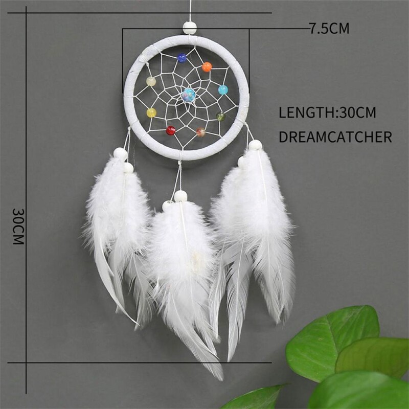 Agățat Picături Pene Agățător de Vise Ornamente proaspete Cadouri pentru mașini Decorări simple creative de epocă Decor pentru dormitor