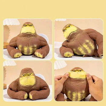 Sand Squishy Monkey Antistress Rubber ελαστικό γίγαντας ουρακοτάγκος άφθαρτος ελαστικός γορίλας κούκλα αποσυμπίεσης παιχνίδι μαϊμού