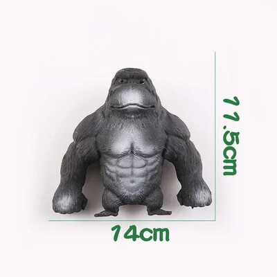Sand Squishy Monkey Antistress Rubber ελαστικό γίγαντας ουρακοτάγκος άφθαρτος ελαστικός γορίλας κούκλα αποσυμπίεσης παιχνίδι μαϊμού