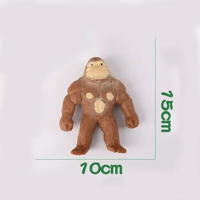 Sand Squishy Monkey Antistress Rubber ελαστικό γίγαντας ουρακοτάγκος άφθαρτος ελαστικός γορίλας κούκλα αποσυμπίεσης παιχνίδι μαϊμού