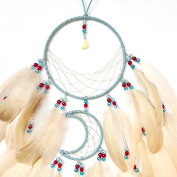 Dream Catcher Χειροποίητα φτερά Wind Chimes Κρεμάστρες τοίχου για σαλόνι κρεβατοκάμαρα Διακοσμήσεις πάρτι για πάρτι Αξεσουάρ σπιτιού