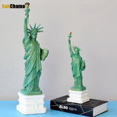 Τουριστικό αναμνηστικό του Creative Statue of Liberty Μοντέλο χειροτεχνίας Εμφάνιση ειδώλων Διακόσμηση επιφάνειας εργασίας σαλονιού